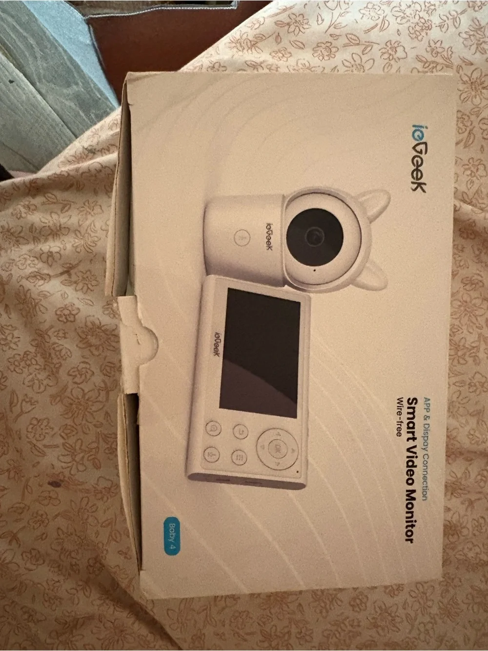 White Cat-Ear WiFi Security Camera